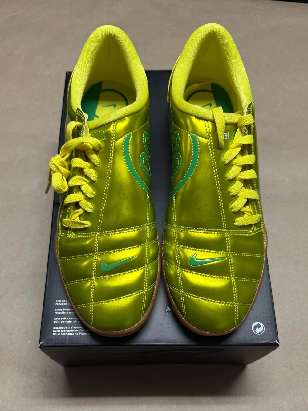 Nike Total 90 3 SP Dynamic Yellow Men’s sz 13 Soccer Shoes NEW